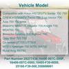 Hisun 25377439 Fuel Injector Compatible with Axis700,750,Hisun Vector Sector 700 750,Co-leman 700,MSU 700,Challenger 700(4 Hole)
