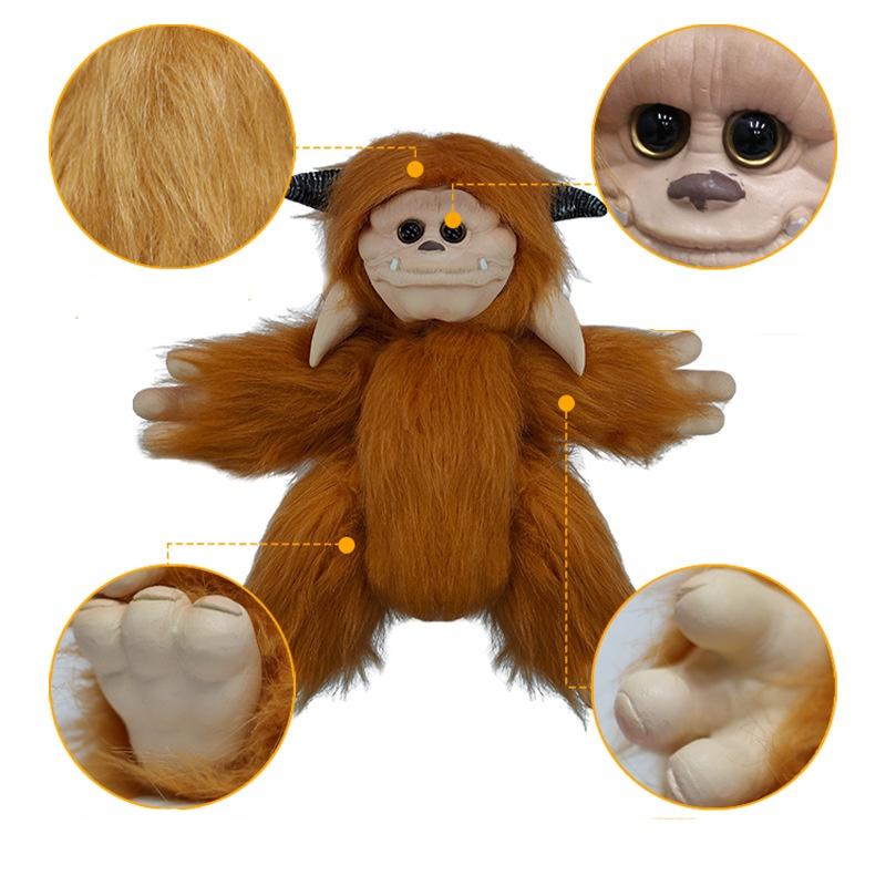 Halloween Plush Monkey Baby Cosplay Toy Decoration Soft And Funny Stuffed Animal Figure