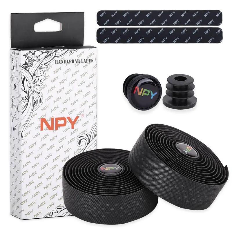 

Bike Tape EVA High Tenacity Bicycle Handle Bar Wraps Shock-absorbing Breathable Road Cycling Handles Tape with Plugs