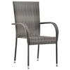 VidaXL Ensemble de Salle à Manger de Jardin 5 pcs Table et Chaises de Repas de Patio Mobilier à Dîner d'Extérieur Salon de 3067785