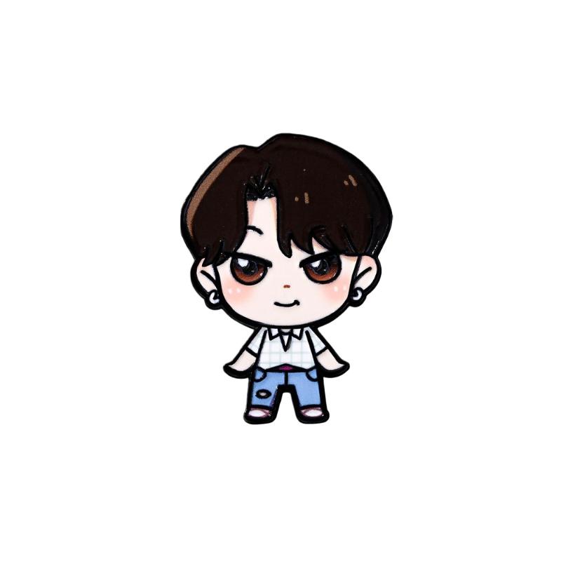 1/4 шт. K-pop брошь «Охотник на демонов» Huntr/X эмалевые значки для женщин мужчин аксессуары для одежды для рюкзака ювелирные изделия подарок для фанатов