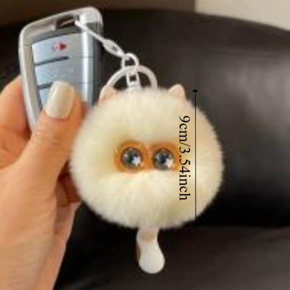 Creative Couples Plush Keychain Cute Cartoon Keychain Bag Accessories  Gifts For Women