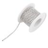 1pcs 3MM Crystal Rhinestone Chain SS12 Close Cup Chain Trim Rhinestone Chain Roll  Sewing