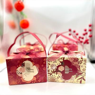 3D Handtasche Hochzeitsgastgeschenk Süßigkeitenbox für Verlobungsparty