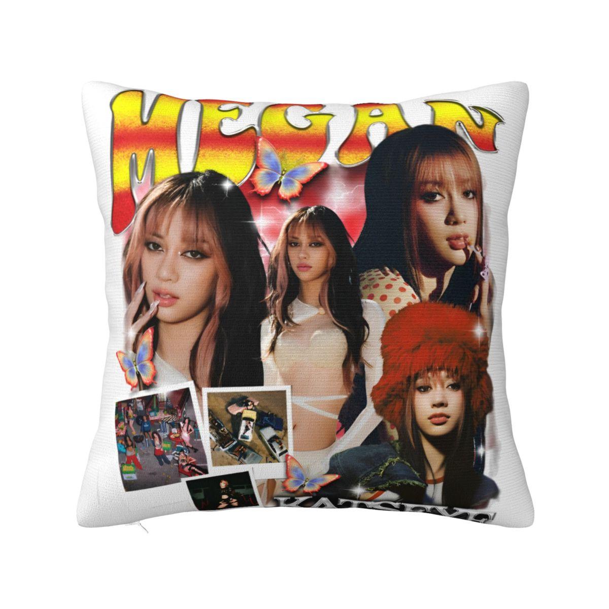 

Ключові брелоки Katseye Наволочки для подушок Чохол для подушки у вітальню Милий чохол для декоративної подушки 4545 55x55cm 22x22in