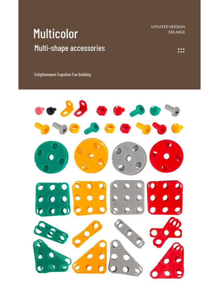 Children's DIY Electric Drill Toolbox for Hands-on Assembly and Disassembly