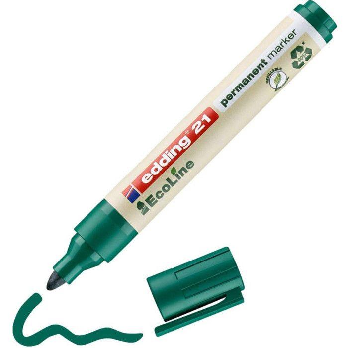 Marqueur - edding - ecoline 21 - permanent - vert - 1.5-3 mm