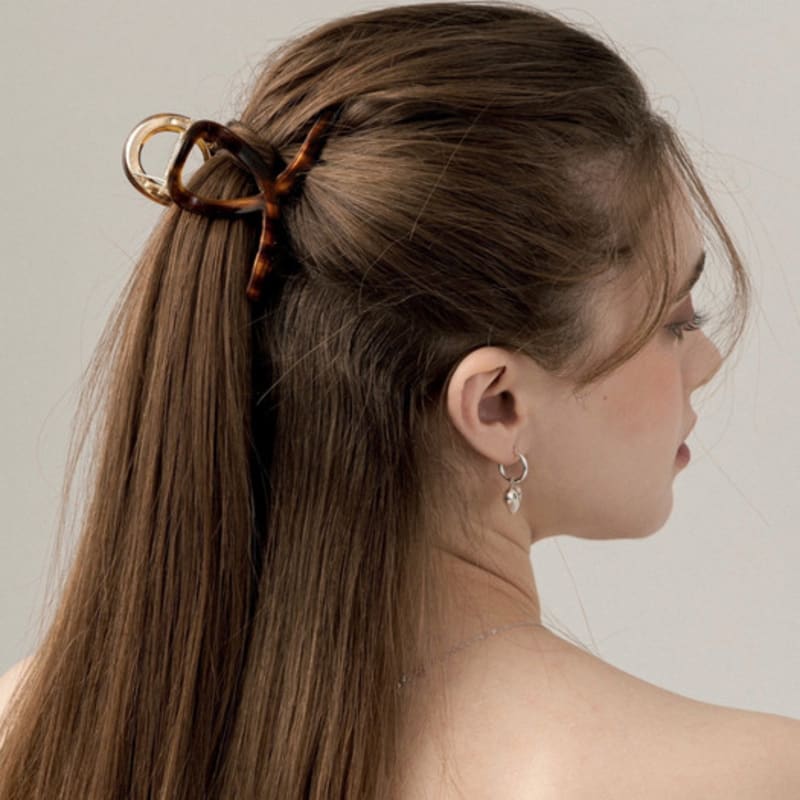 

LILYKORI Brown Medium Hair Claw Brown