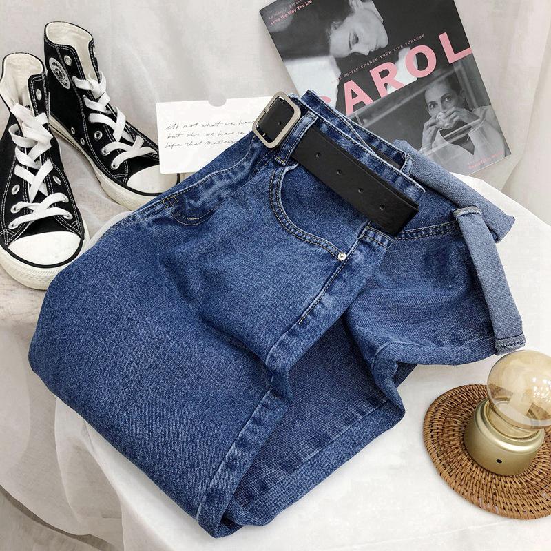 2026 Trendy Women's High-Waist Slimming Loose Denim Jeans