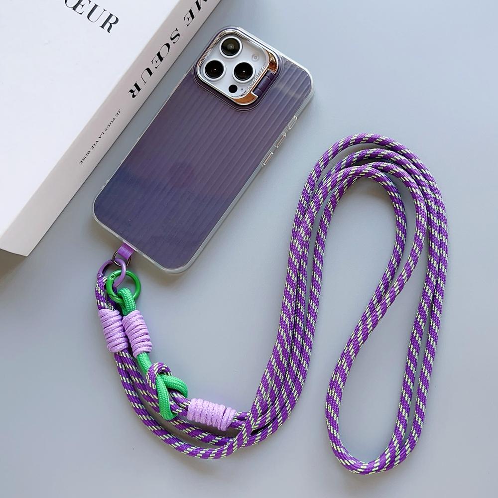 2 in 1 Fashion Universal Long Phone Lanyard Strap Mobile Phone Hanging Rope Neck Straps Anti-lost Lanyards Cell Phone Accessorie