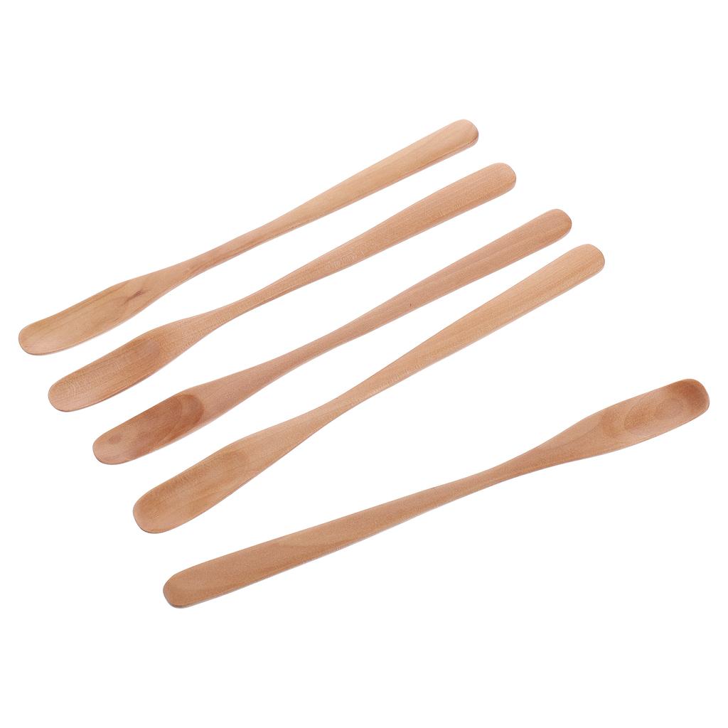 5Pcs Honey Stir Sticks Easy To Extract Honey from Jars Long Handle Design Smooth Surface No Burrs Gift Choice