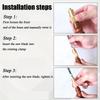 1 Set Mini Detachable Hand Saw Round/Hexagonal Wooden Handle High Carbon Steel Handheld Saw With 5 Saw Blades For Woodworking