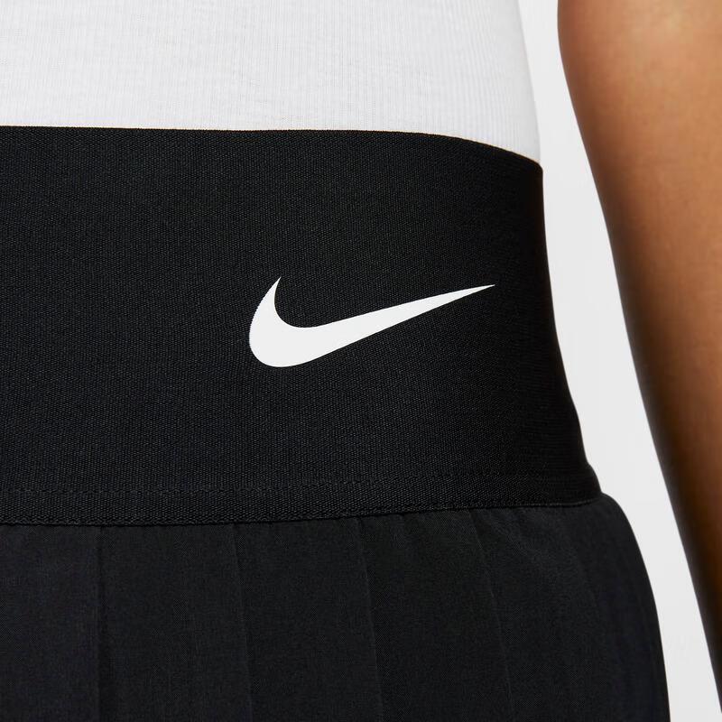 Nike Court Advantage Pohodlná Měkká Tenisová Ležérní Sukně Dámské Sukně Černá Bílá CV4679-010
