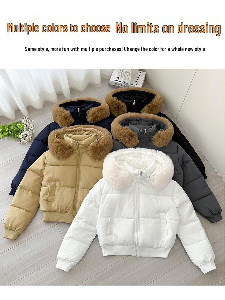 Women's 2025 Winter Fashion Short Cotton-Padded Jacket - Thickened Down-Alternative Coat