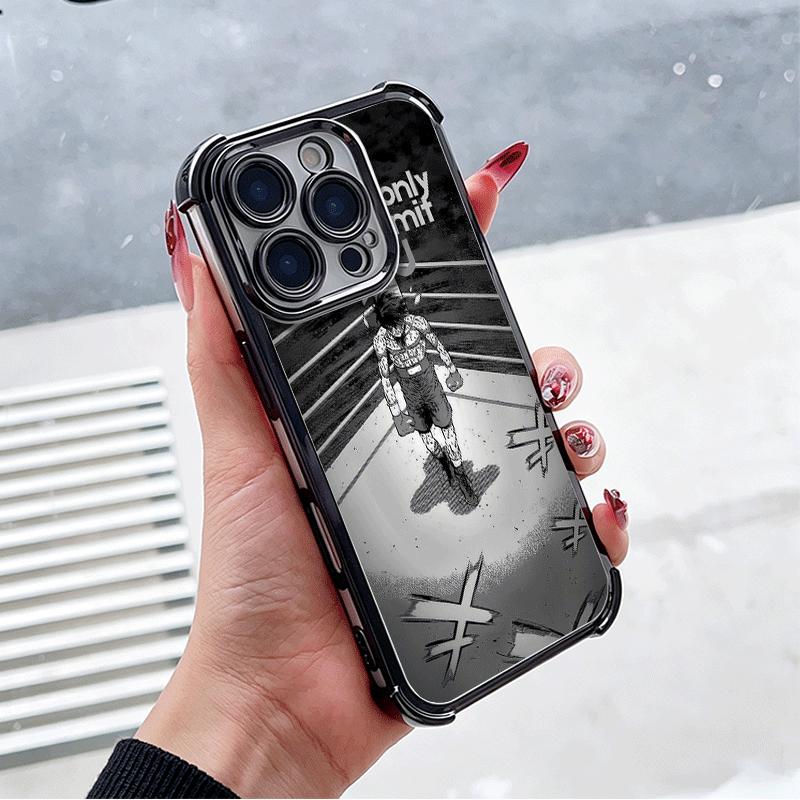 Hajime No Ippo Anime Plating Phone Case For Xiaomi Poco X5 X6 X7 X8 Pro Max F8 Ultra F7 M8 M7 M5S Redmi 15C 15 14C 13C 13 X3 12C