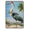 Welcome Metal Tin Signs Plaque Wall Decoration Vintage Art Posters Iron Painting for Man Cave Home Cafe Garden Garage Club Bar