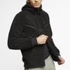 Nike Embroidered Logo Fleece Hooded Jacket Men Outerwear Black AQ2768-010