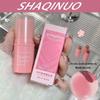 SHAQINUO Smooth Blush Stick: Natural Matte, Easy-Blend Cream Enhancing Complexion for a Youthful Look.