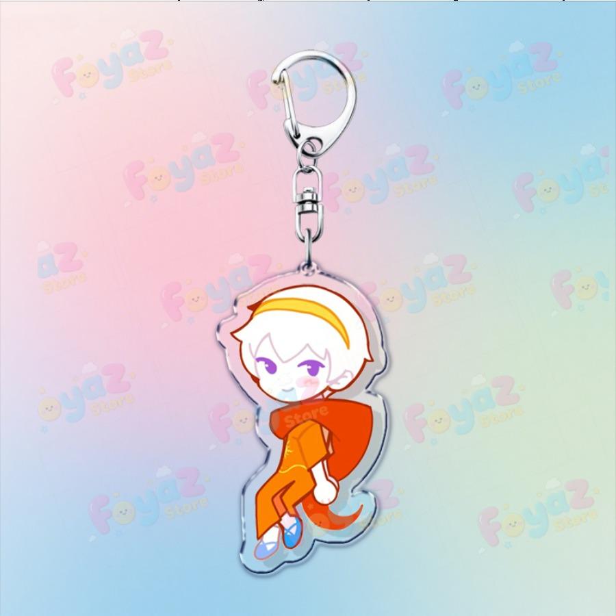 Cartoon Homestuck Keychain Accessories Bag Charms Dave Strider John Egbert Karkat Gamer Keyrings Jewelry Fans Freinds Gift