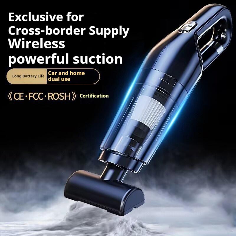 Handheld Car Vacuum Cleaner Wireless Powerful Suction Water Absorbing Long Battery Life Car And Household Dual Use For Auto Interiors