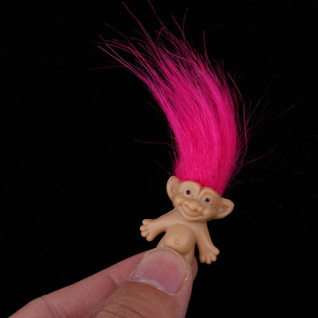 5Pcs Troll Dolls Lucky Dolls Mini Dollhouse Kids Hobbyists Collectable Dolls