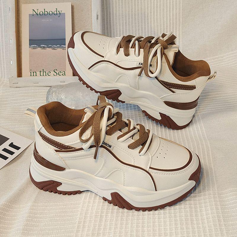 

Женские зимние флисовые повседневные кроссовки-папы на высокой подошве 35