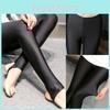 Thin Shiny Women Tights Stretch Ankle Length Leggings Pencil Step Foot Pants