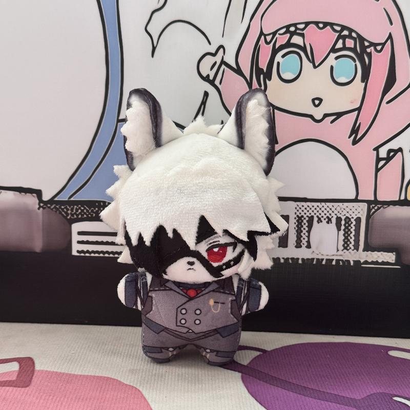 Anime Zenless Zone Zero Hugo Plush Dolls Pendants Mini Soft Keychain Asaba Haruma Stuffed Doll Toys Cute Holiday Surprise Gifts