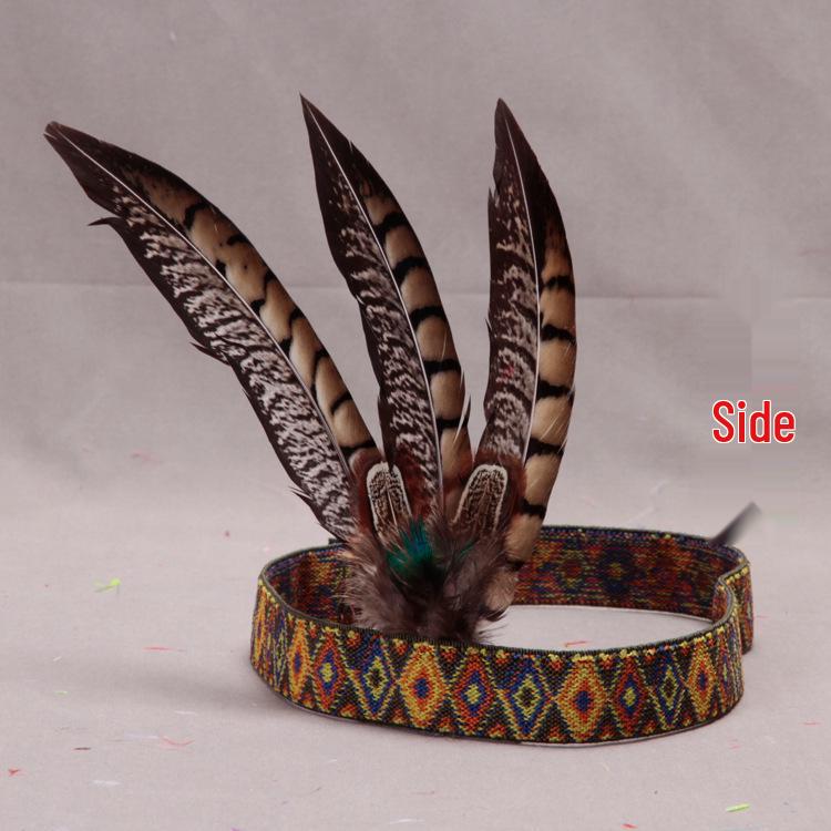 Native American Feather Headdresses: Versatile Styles for Children & Adults, Perfect for Festivals, Performances, and Costumes.