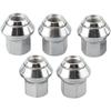 5Pcs Car Chrome Wheel Nuts For Ford Focus For Volvo C30 C70 S40 V40 V50 30666349,30683951,30723579 Tire Bolts Replacement Parts