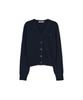 SUNBURNPROJECT Cashmere Basic V-Neck Cardigan, Navy