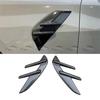 Dry Carbon Fiber Front Car Fender Stickers Air Vent Cover Fins Splitters Carnards Fins Aprons For BMW M3 M4 G80 G82 Auto Tuning
