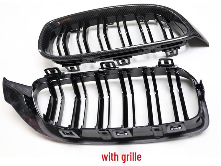 Dry Carbon Fiber Center Grille Radiator Cover for BMW 4 Series 430 M4 F82 - Non-Layering, Non-Bubbling