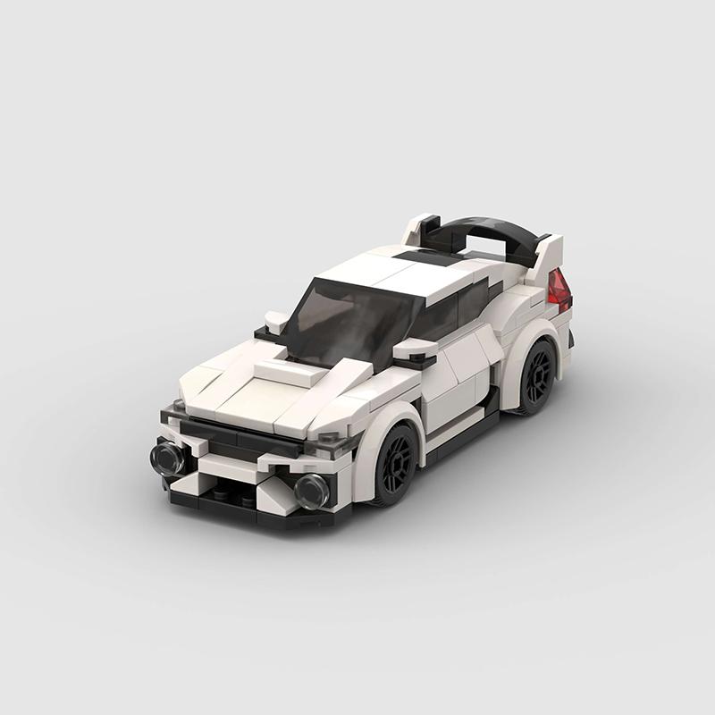 MOC Racing Car Assembly Model City Sports Car Building Block Creative Garage Toy Education Bricks Christmas Children's Gift