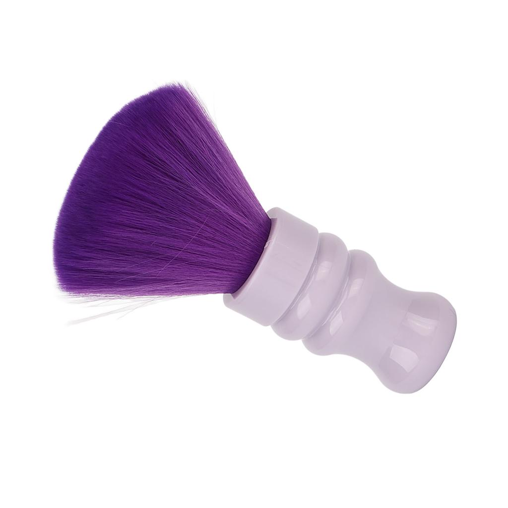 Neck Duster Nylon Brush ABS Handle Soft Face Dust Cleaning Tool for Barber Salon
