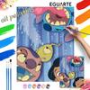 Lilo and Stitch Oil Painting Art Handmade Painting Kit Handmade Home Decoration Birthday Gift
