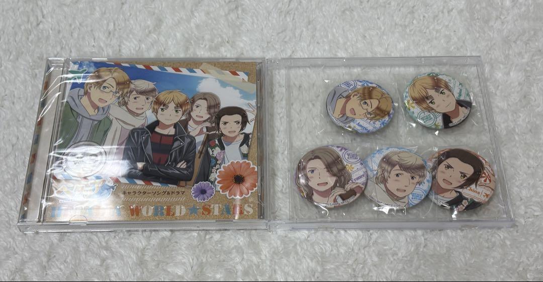 

[USED] Hetalia Character Song & Drama Vol.2 Deluxe Edition with Bonus Badge