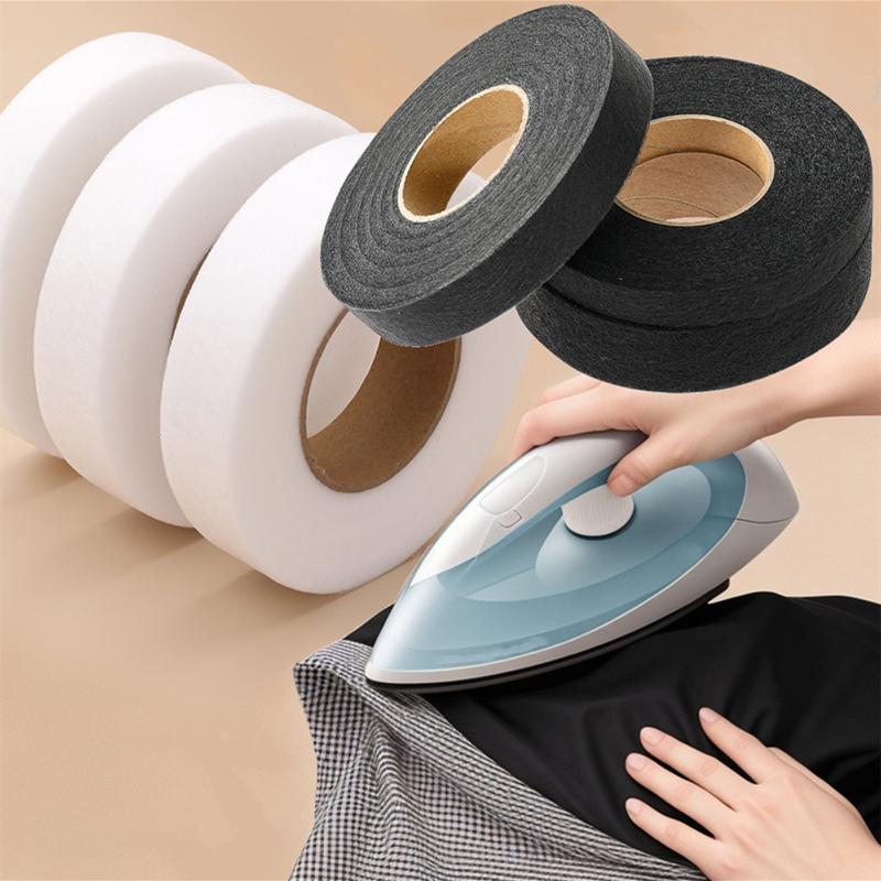 1 Roll 70 Yards Double-sided Interlining Adhesive Fabric Clothes Iron On Hem Tape Interlining Web DIY Sewing Patchwork Acces