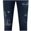 Replay Mens Cotton Blend Ripped Slim Jeans