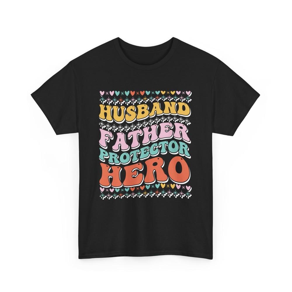 Superhero Comics T-Shirt | Hero Fan Tee | husband father protector hero Shirt