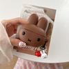 Chocolate Miffy Rabbit Applicable AirPods 4 Protective Case Apple 2/3 Generation AirPods Pro3 Headphone Case Silicone