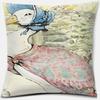 Cute Cartoon Rabbit Printing Series Pattern Pillowcase Square Pillowcase Home Office Decoration Pillowcase