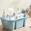 Storage Box, Large Capacity Cleaning Organizer, with Ergonomic Handle Multi-Compartment Design, for Bathroom Kitchen And Household Supplies