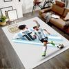 1 Stück Fußballstar Design Bedruckter Teppich für Schlafzimmer Wohnzimmer Heimdeko Teppiche Matte Rutschfeste Matte Teppich für das Bett