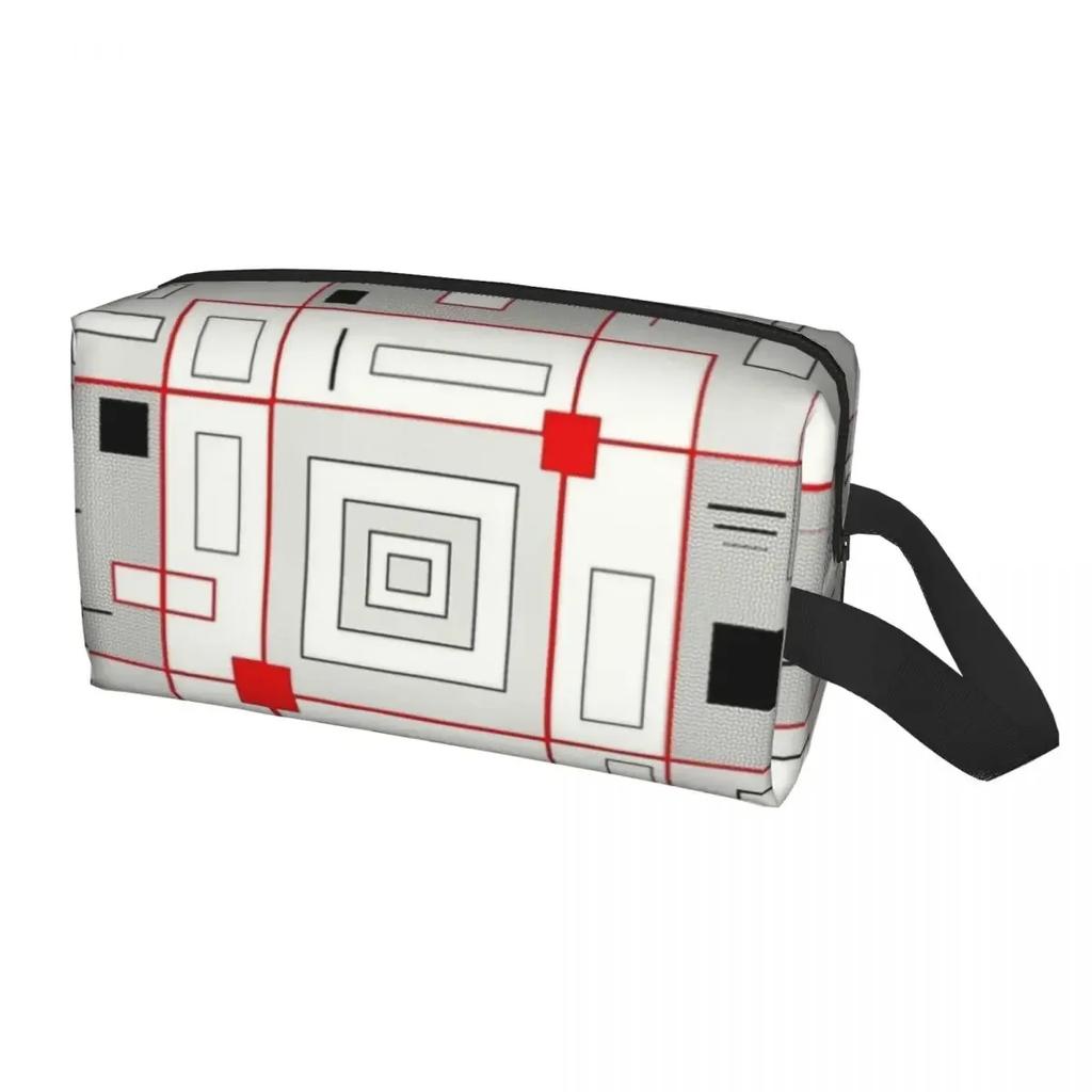 Cestovní Piet Mondrian Minimalistický De Stijl Toaletní taška Móda Moderní umění Organizér na make-up a kosmetiku Krása Úložný prostor Pouzdro Dopp Kit