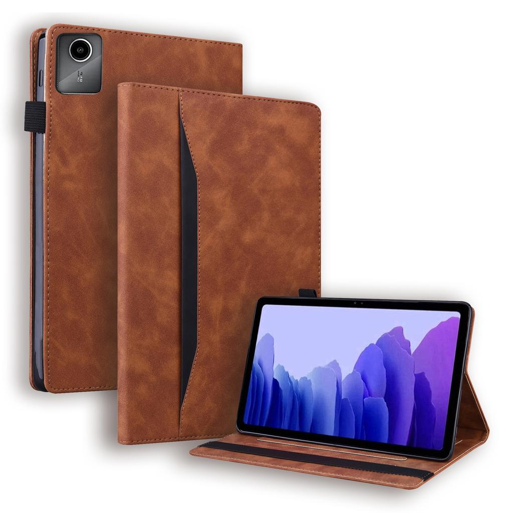 For Lenovo Xiaoxin Pad 2025 TB365FC Case PU Leather Protective Folio Tablet Cover with Card Holder