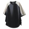 Men's Summer 2026 Raglan Contrast Short Sleeve T-shirt - Loose, Trendy, Versatile Half Sleeve Design