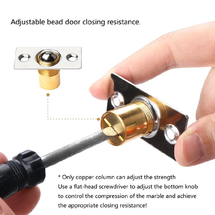 Türverschluss für den Innenbereich, langlebig, aus Messing, funktionaler Türkugelverschluss