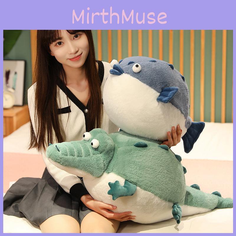 Velvet Plush Alligator Toy Cute Cartoon Animal For Kids Room Decor Doll Gift