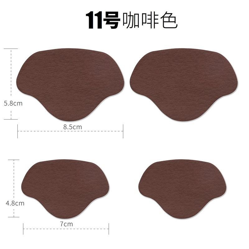 

Новые заплатки для спортивной обуви Дышащая обувь Кроссовки Накладки на каблуки Защитная заплатка Клейкая заплатка для ремонта обуви Уход за пяткой темно-коричневого